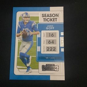 Jared Goff - 2021 panini contenders football #31